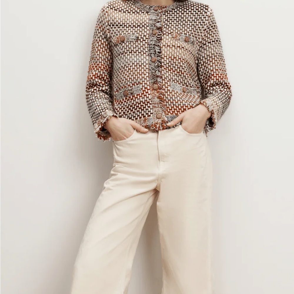 Veronica Beard Earthy Tweed Jacket